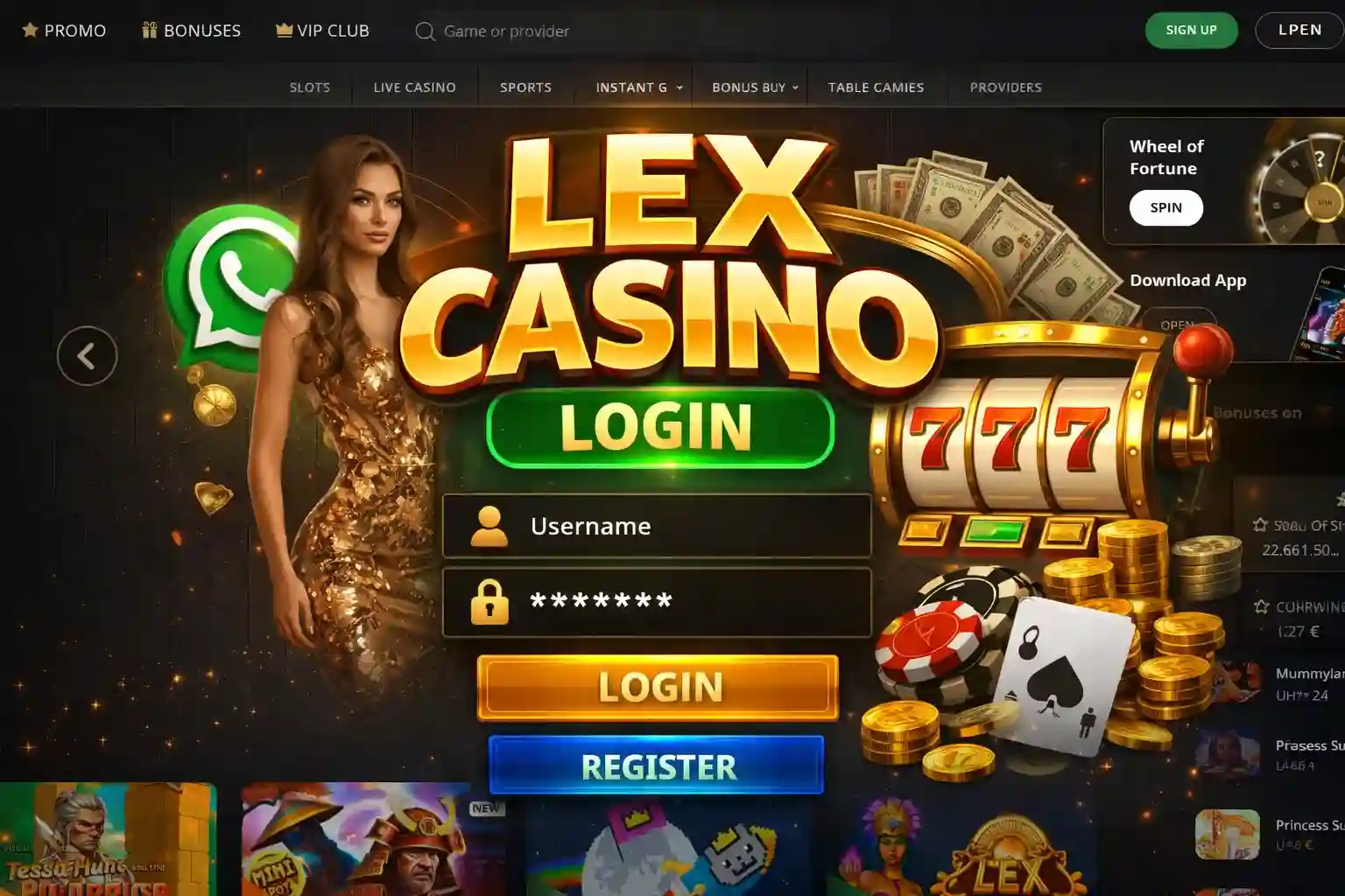 x Casino Login – Anmeldung im Online-Casino mit Boni, Spielautomaten und schneller Registrierung 